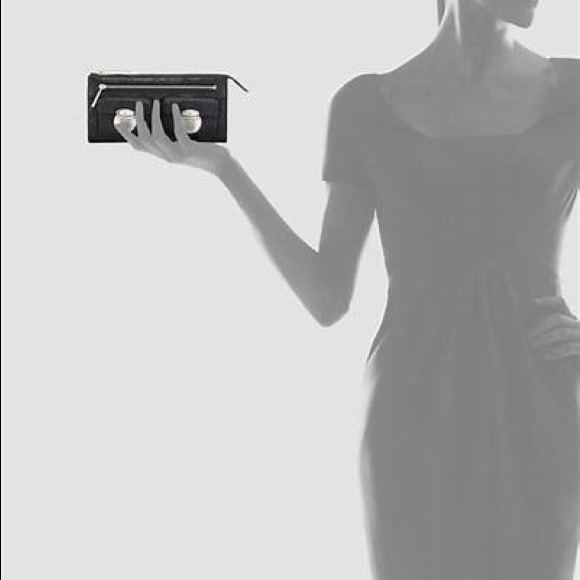 🔥 HOT DEAL 🔥 MARC JACOBS ✨ quilted black gold wallet continental - Picture 9 of 11